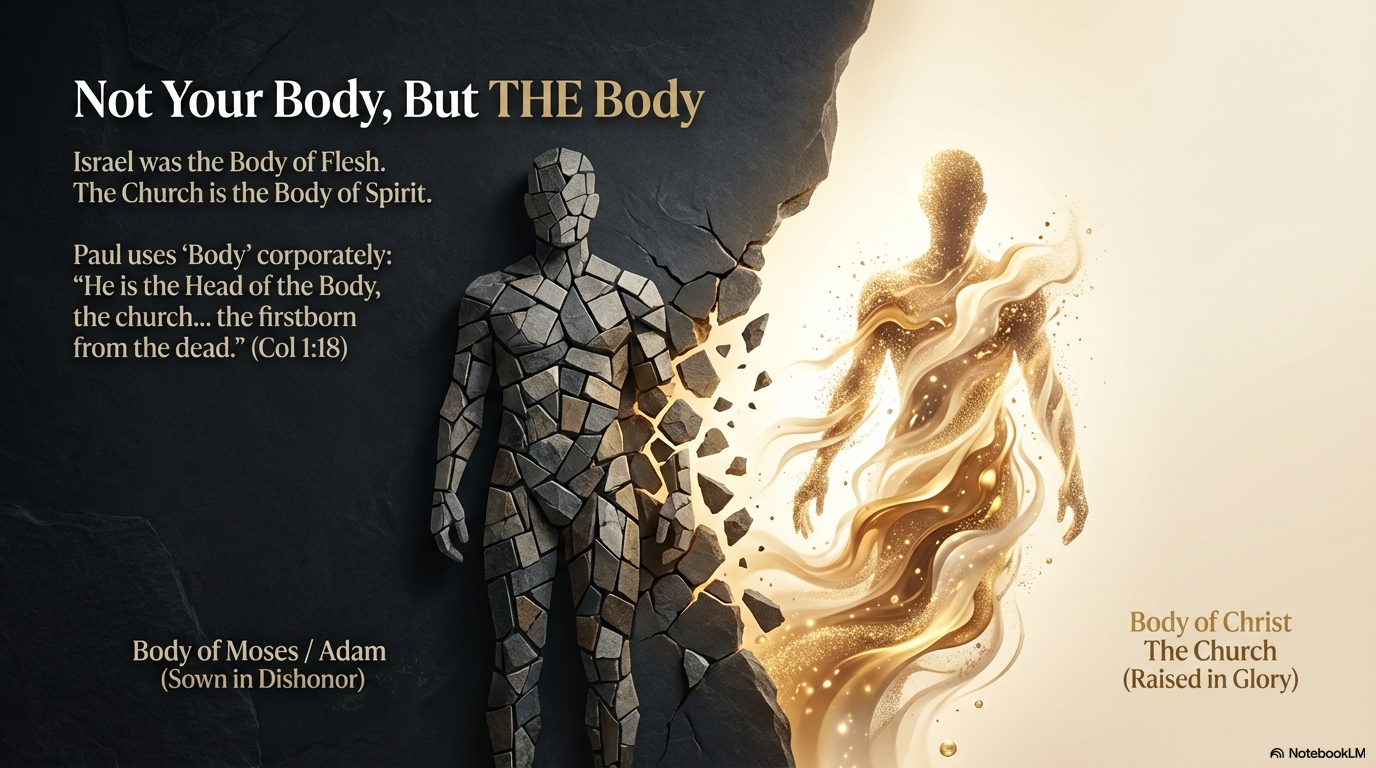Body of Moses vs. Body of Christ